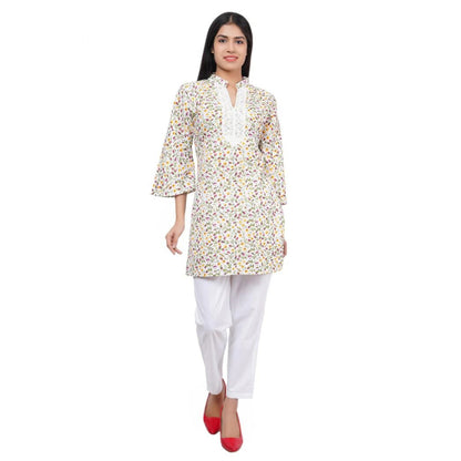 Women Multi Floral Printed Straight Kurta