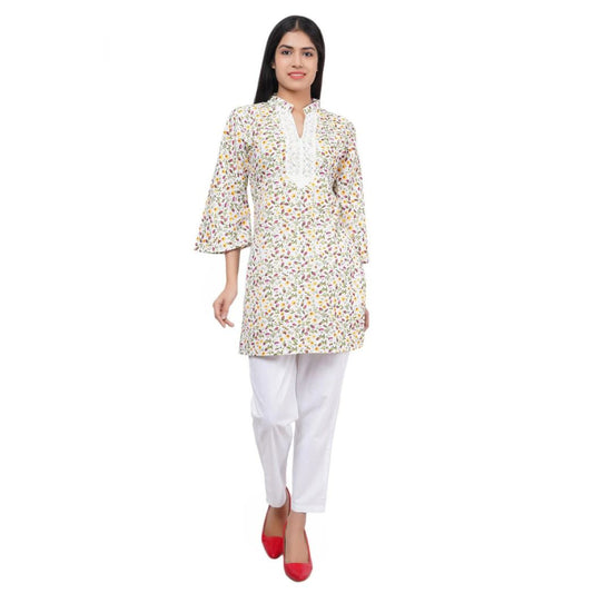 Women Multi Floral Printed Straight Kurta