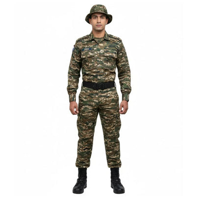 CRPF Camouflage Fabric  Durable Uniform Cloth | Military & Tactical Use