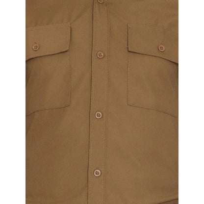 Men's cotton blend Uniform Dress_khaki