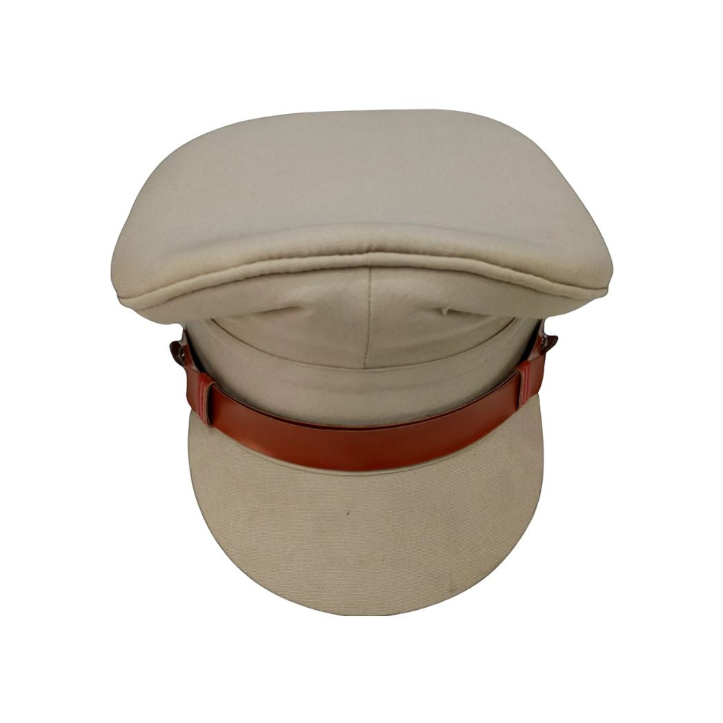 Premium Khaki Inspector Uniform Cap (Unisex) (Light Khaki)