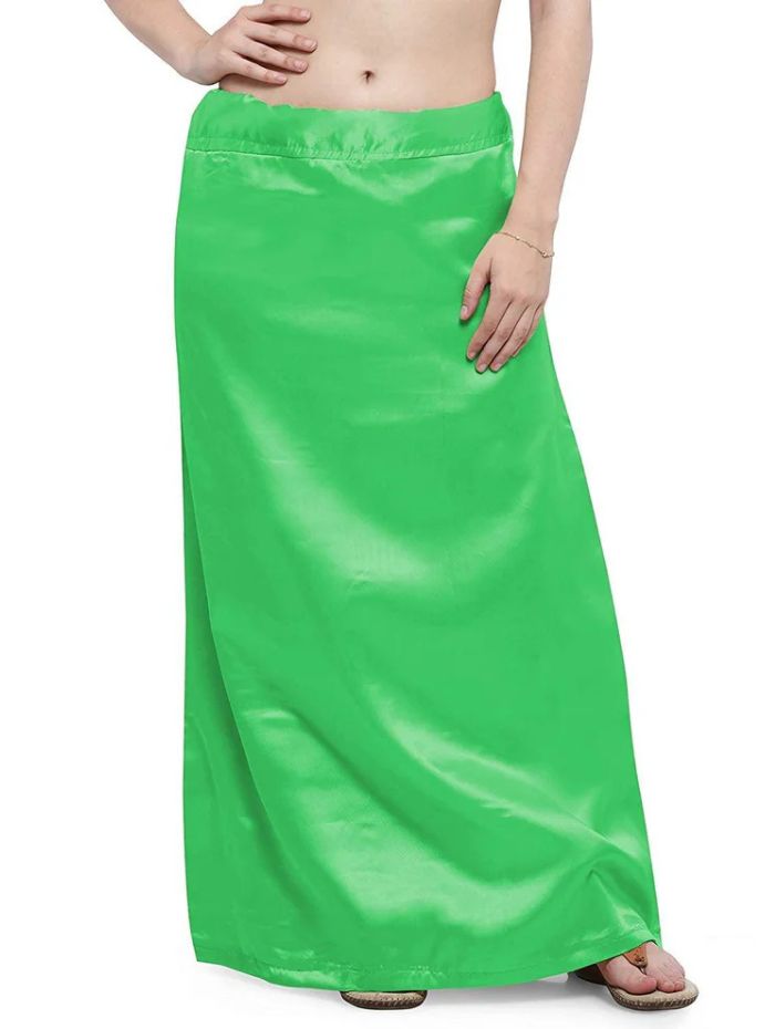 Woman's Satin Green Petticoat