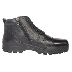 TSF Flexible & Comfort Uniform Police Boots With Zip (768-BLK)