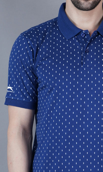 T Shirt Flat Collor Blue