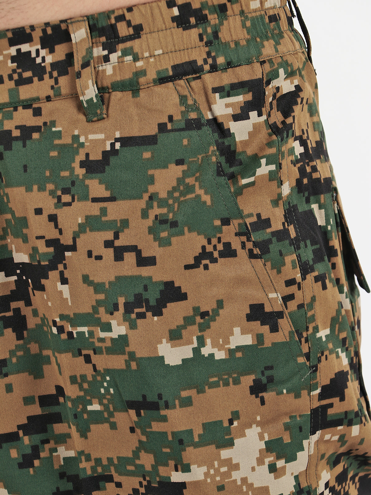 Present For Men Cotton Brown Multi Stylish Camouflage Pants for Every Adventure, commonly used in military and outdoor apparel