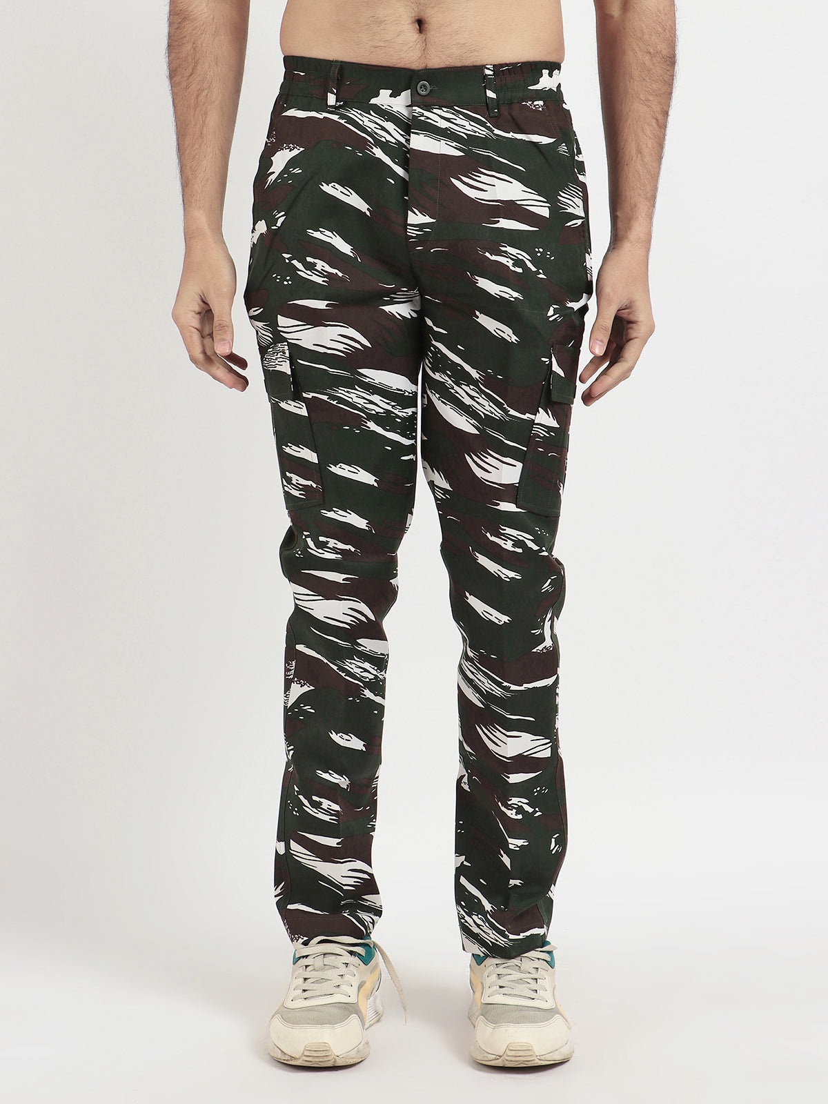 Present For Men Cotton Green Stylish Camouflage Pants for Every Adventure, commonly used in military and outdoor apparel