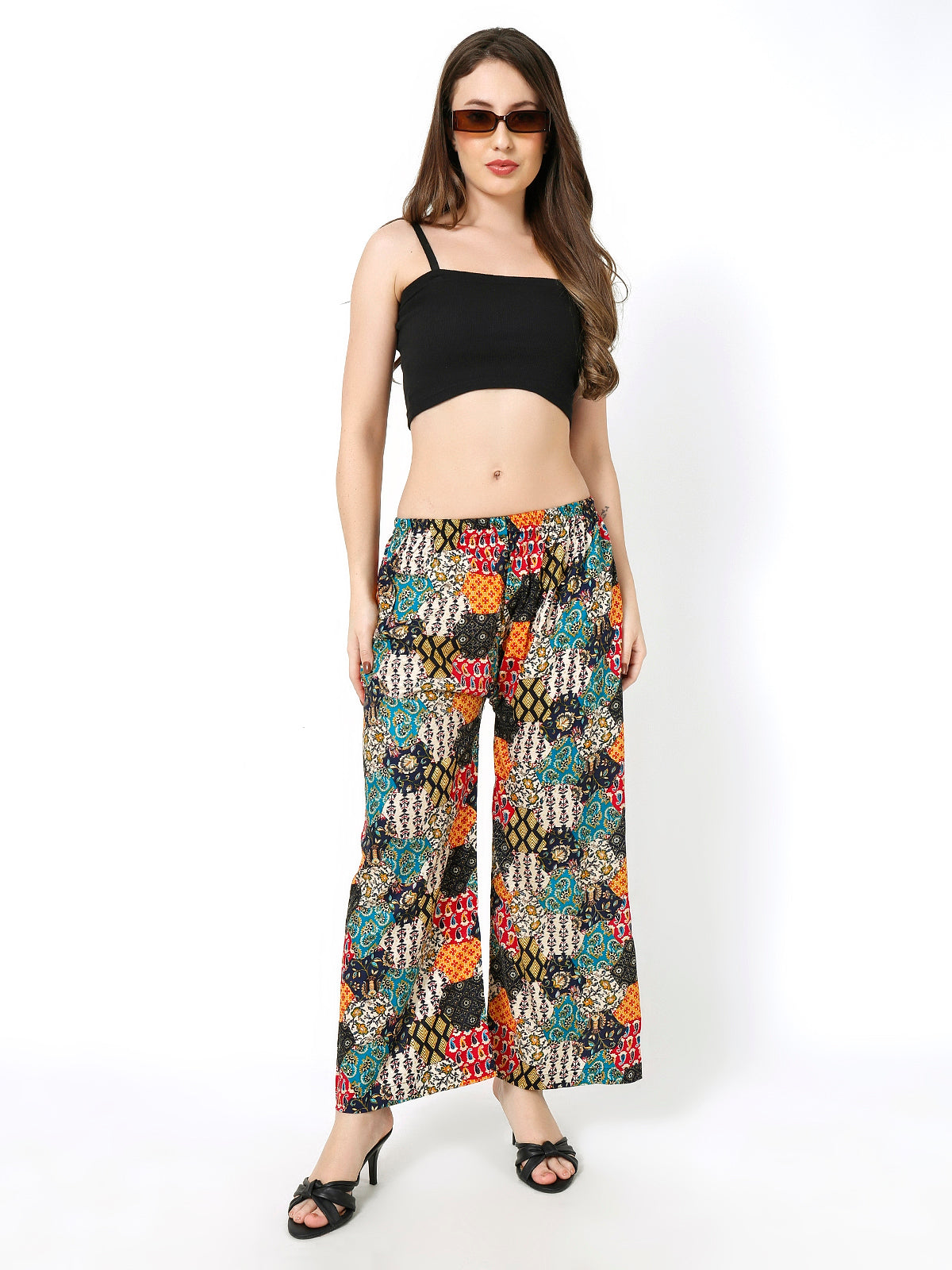 Rayon Printed Pant Palazzo