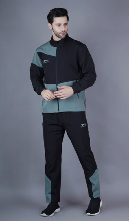 Shiv Naresh Black/Pista Men's Tracksuit