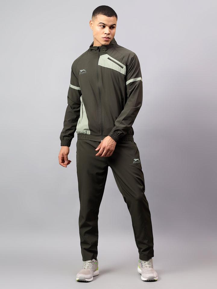 Shiv Naresh Men's Tracksuit|109M NS Spandex |D.GREY PISTA |