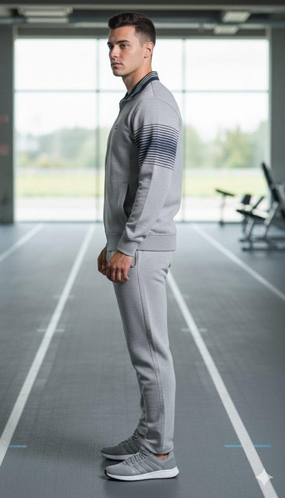 Shiv Naresh Men’s Winter Woollen Tracksuit | Premium Fleece-Lined Full-Zip Sports Jacket & Joggers | Warm Gym & Outdoor Activewear