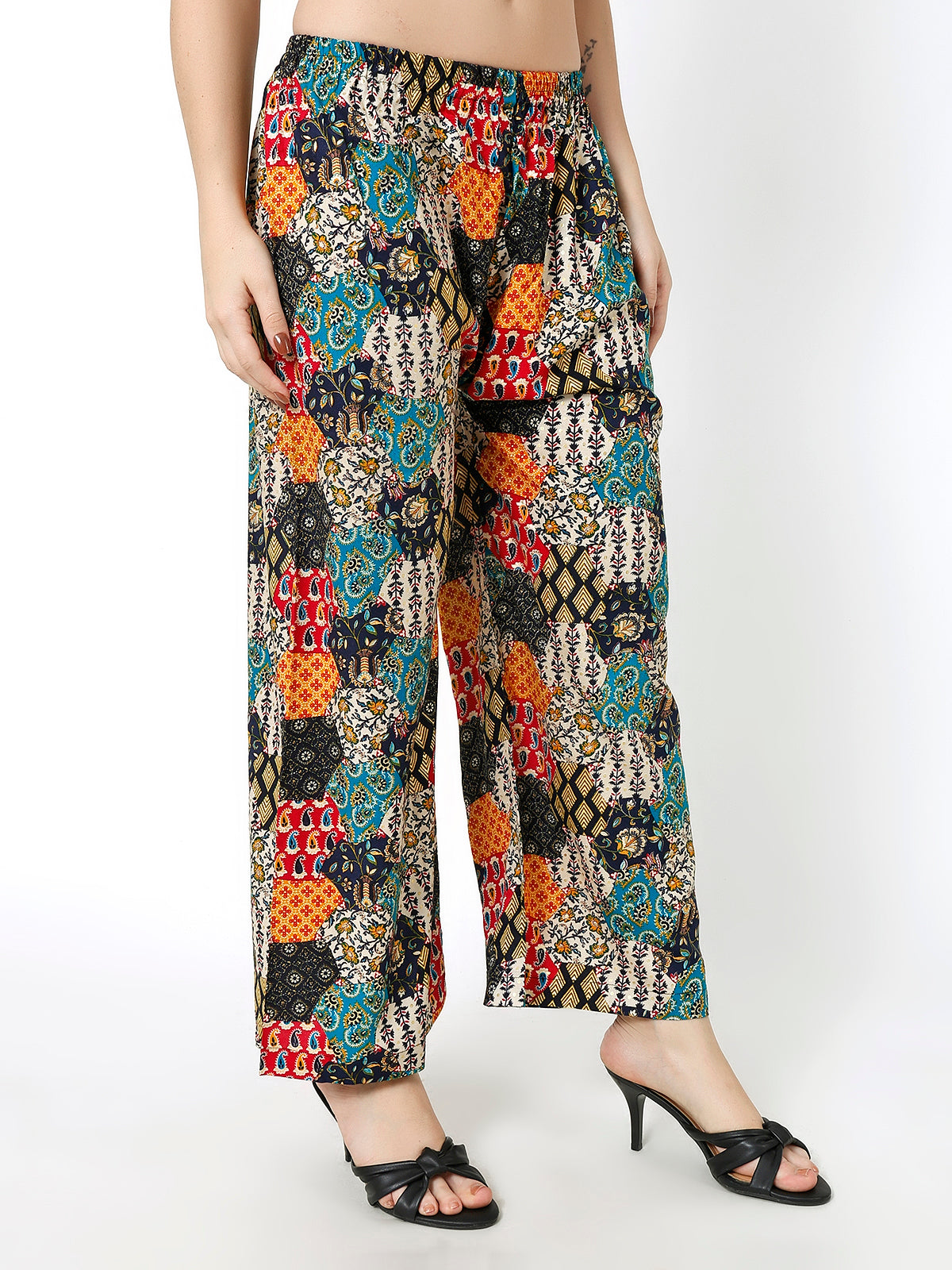 Rayon Printed Pant Palazzo