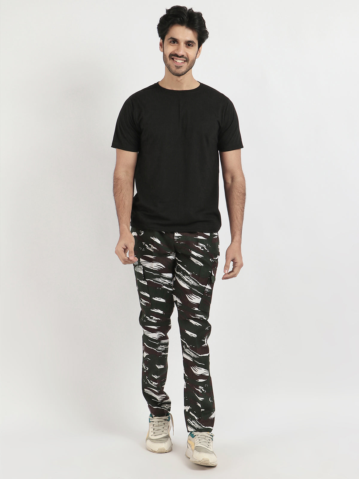 Present For Men Cotton Green Stylish Camouflage Pants for Every Adventure, commonly used in military and outdoor apparel