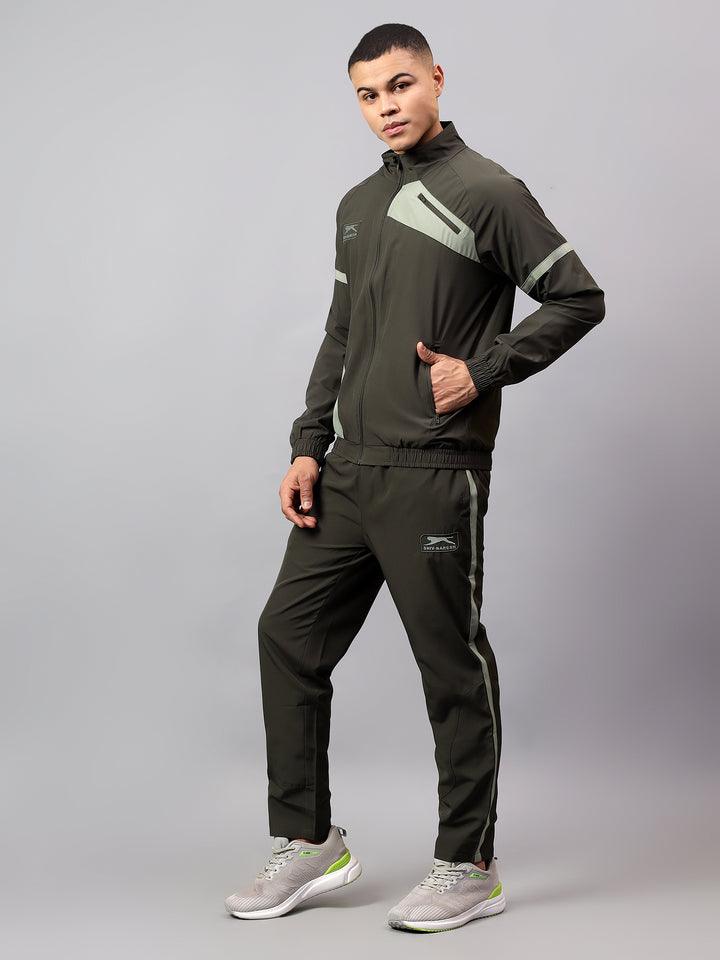 Shiv Naresh Men's Tracksuit|109M NS Spandex |D.GREY PISTA |