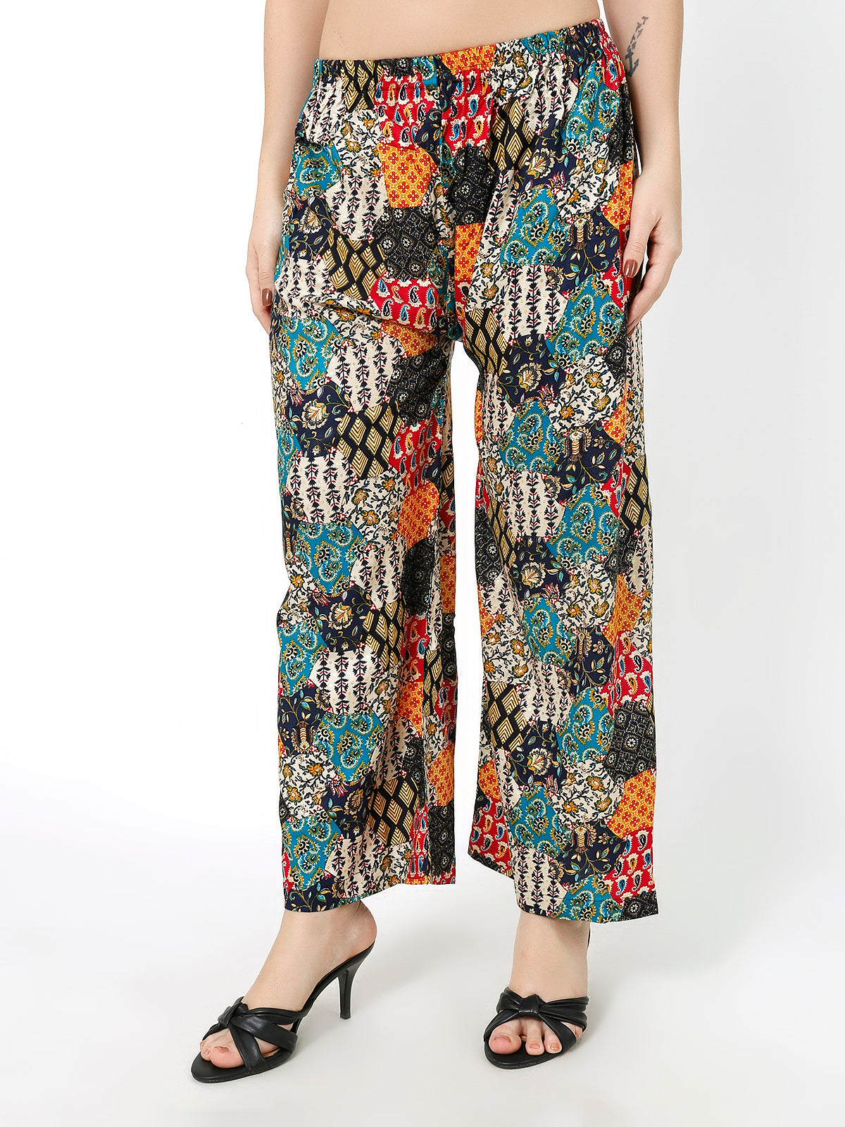Rayon Printed Pant Palazzo
