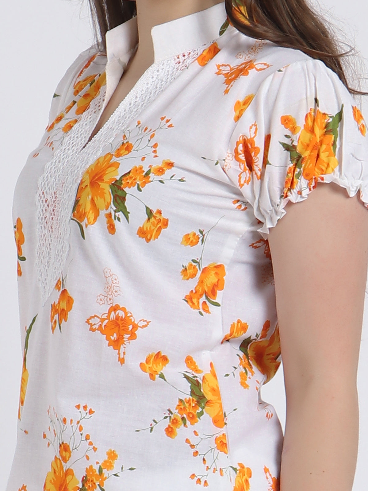 Women Printed Yellow Kurta and Salwar Set Pure Cotton