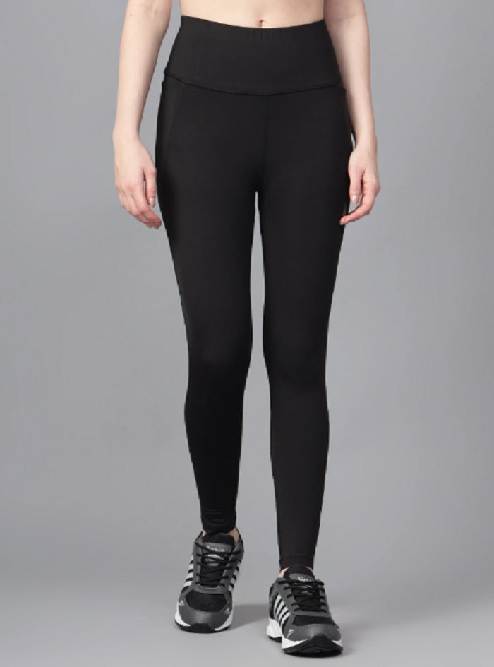 Shiv Naresh Olive High Waist Ribbed Leggings S
