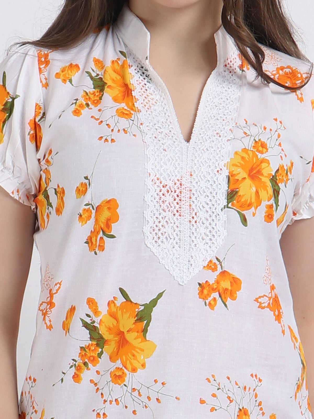 Women Printed Yellow Kurta and Salwar Set Pure Cotton