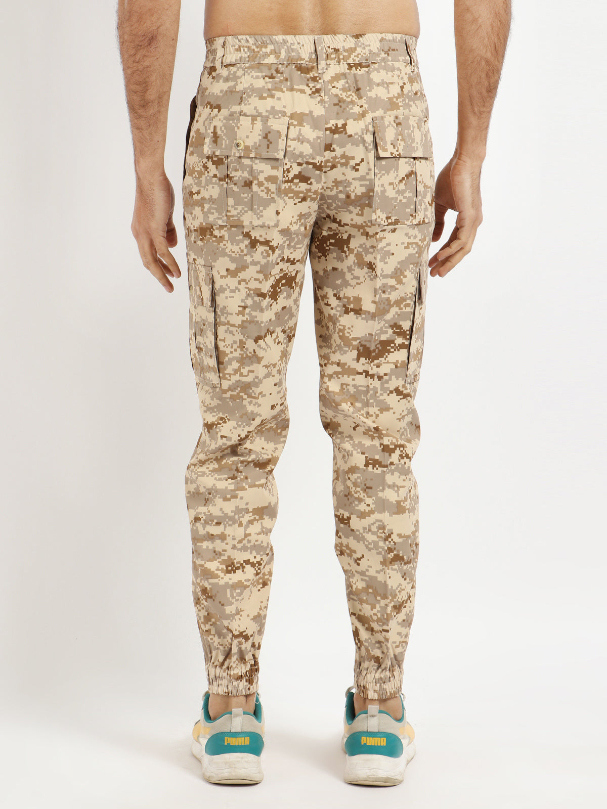 Present For Men Khaki Cotton Stylish Camouflage Pants for Every Adventure, commonly used in military and outdoor apparel