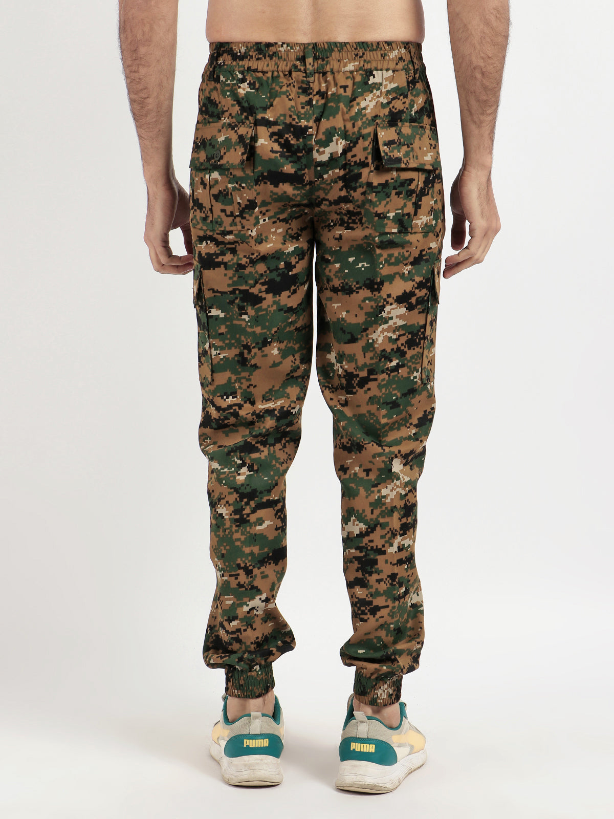 Present For Men Cotton Brown Multi Stylish Camouflage Pants for Every Adventure, commonly used in military and outdoor apparel