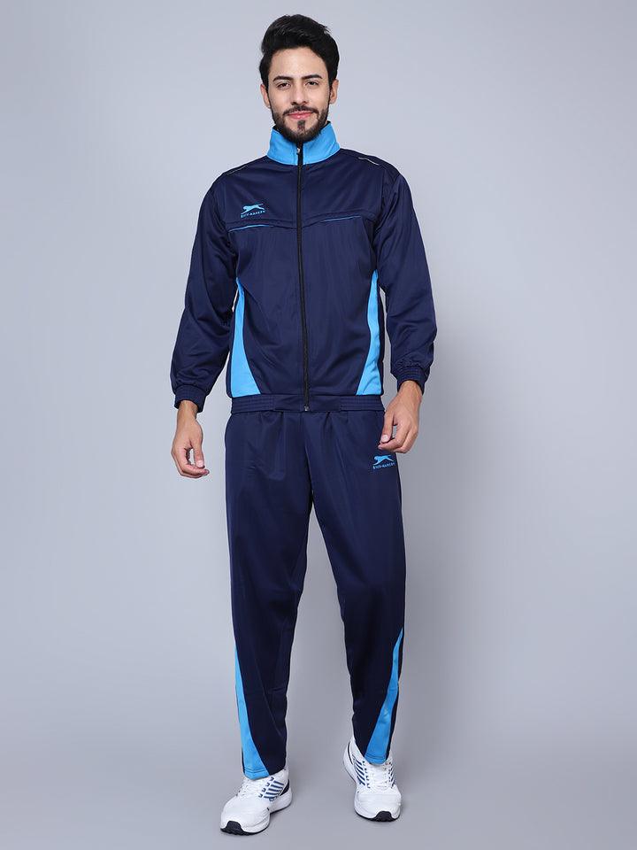 Shiv Naresh Tracksuit |Smart Fit| 422 TP Navy Cyan 3XL