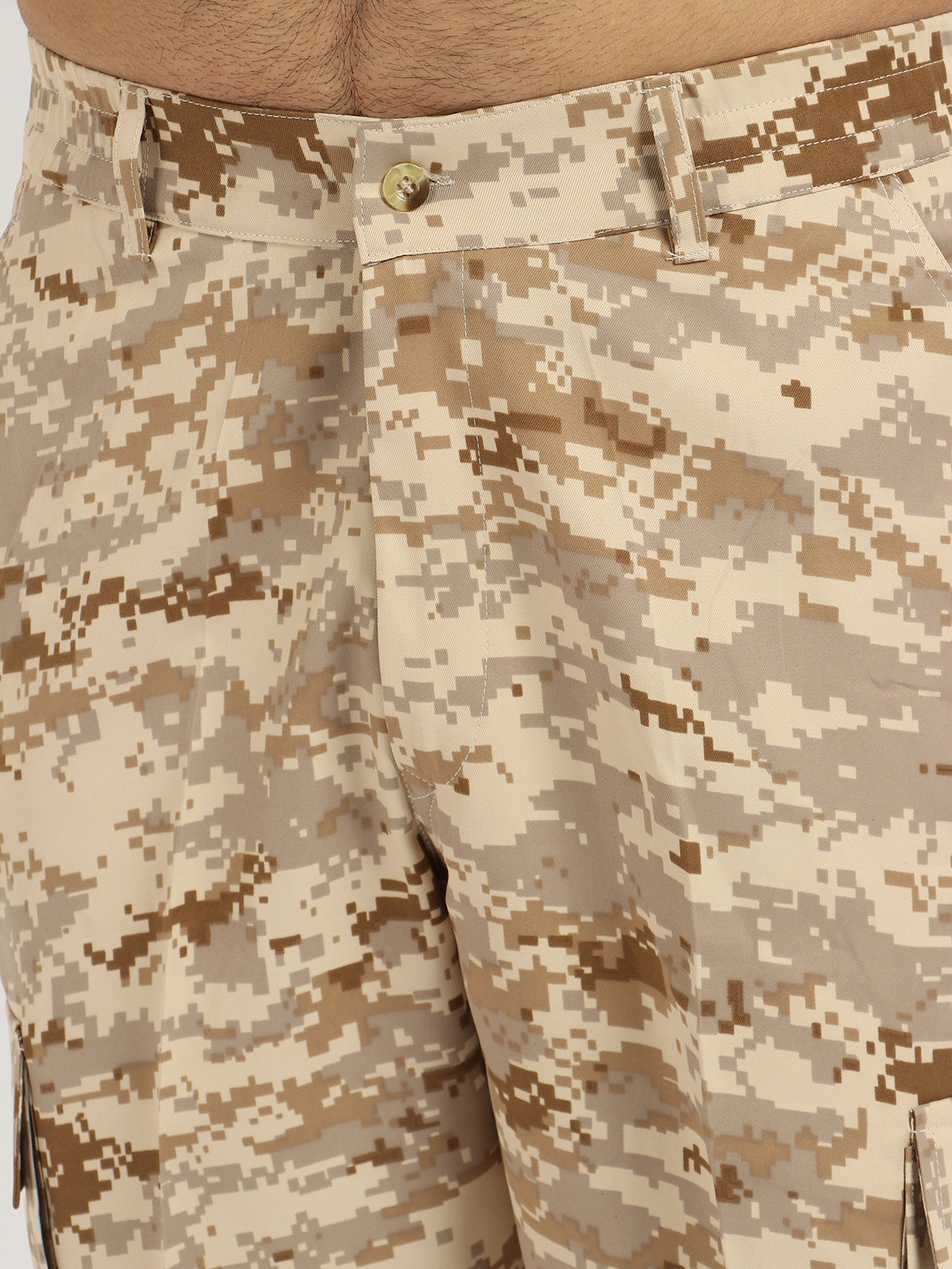 Present For Men Khaki Cotton Stylish Camouflage Pants for Every Adventure, commonly used in military and outdoor apparel