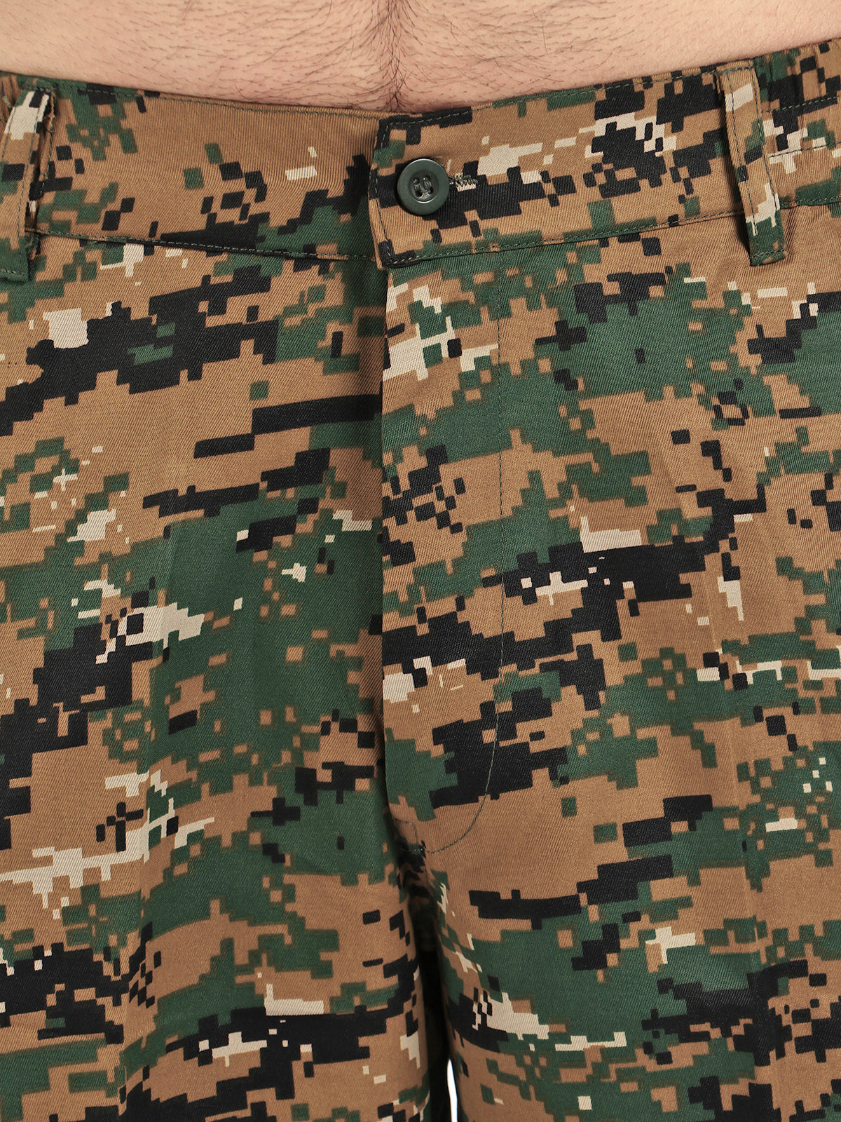 Present For Men Cotton Brown Multi Stylish Camouflage Pants for Every Adventure, commonly used in military and outdoor apparel