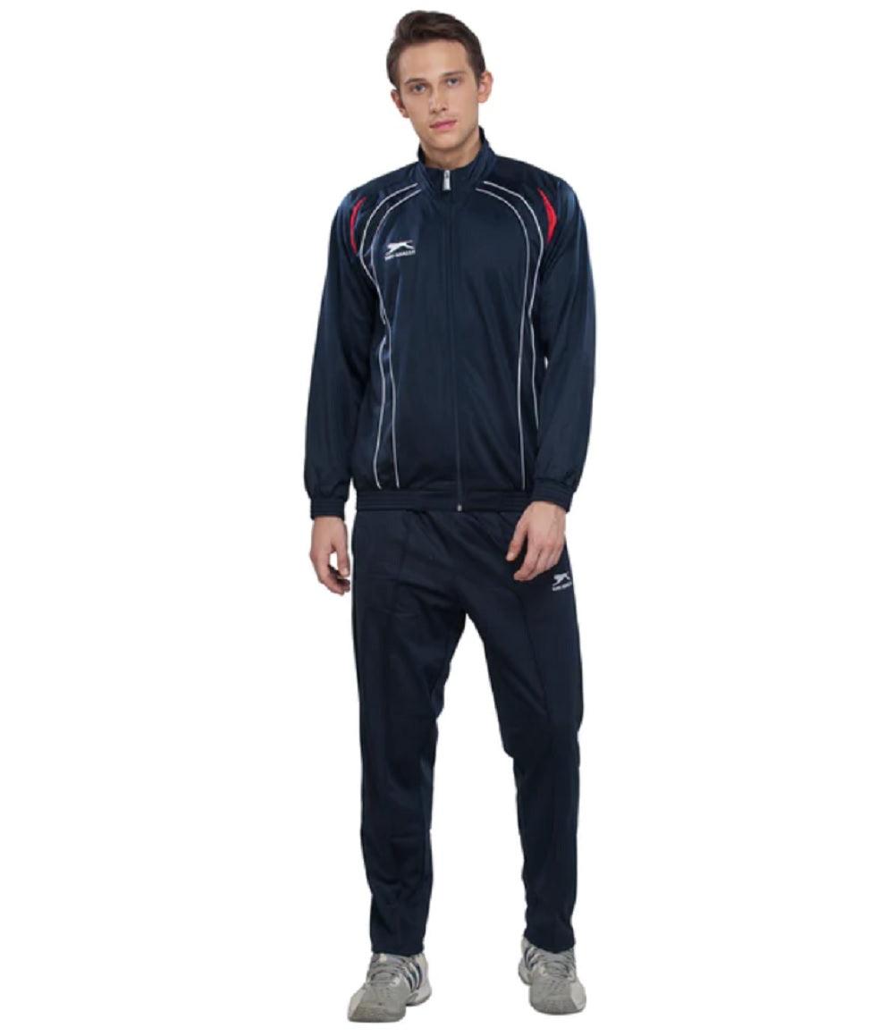 Shiv Naresh TRACKSUIT Black 435A TRENZ POLY Printed Jacket And Track Pant XXL
