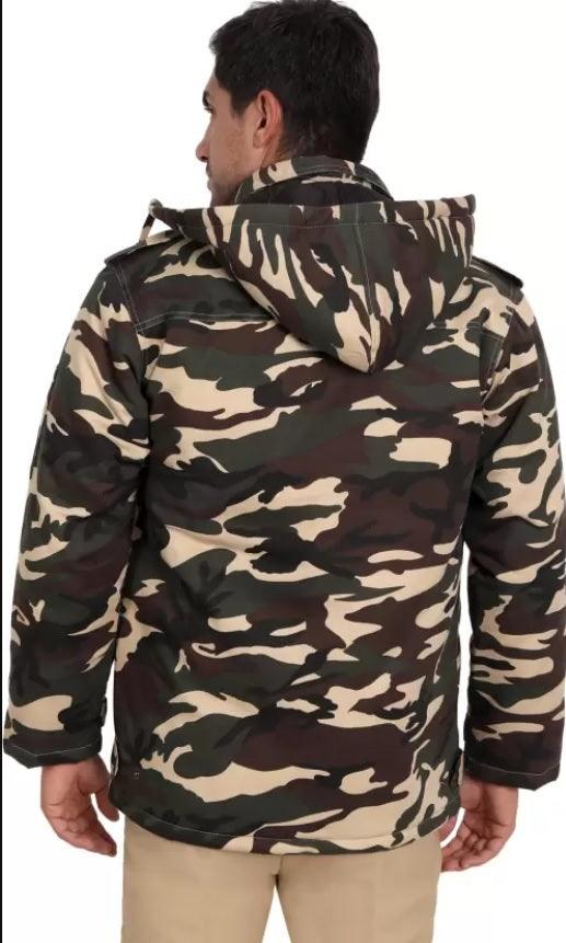 Uniformer Men Camouflage Quilted Jacket
