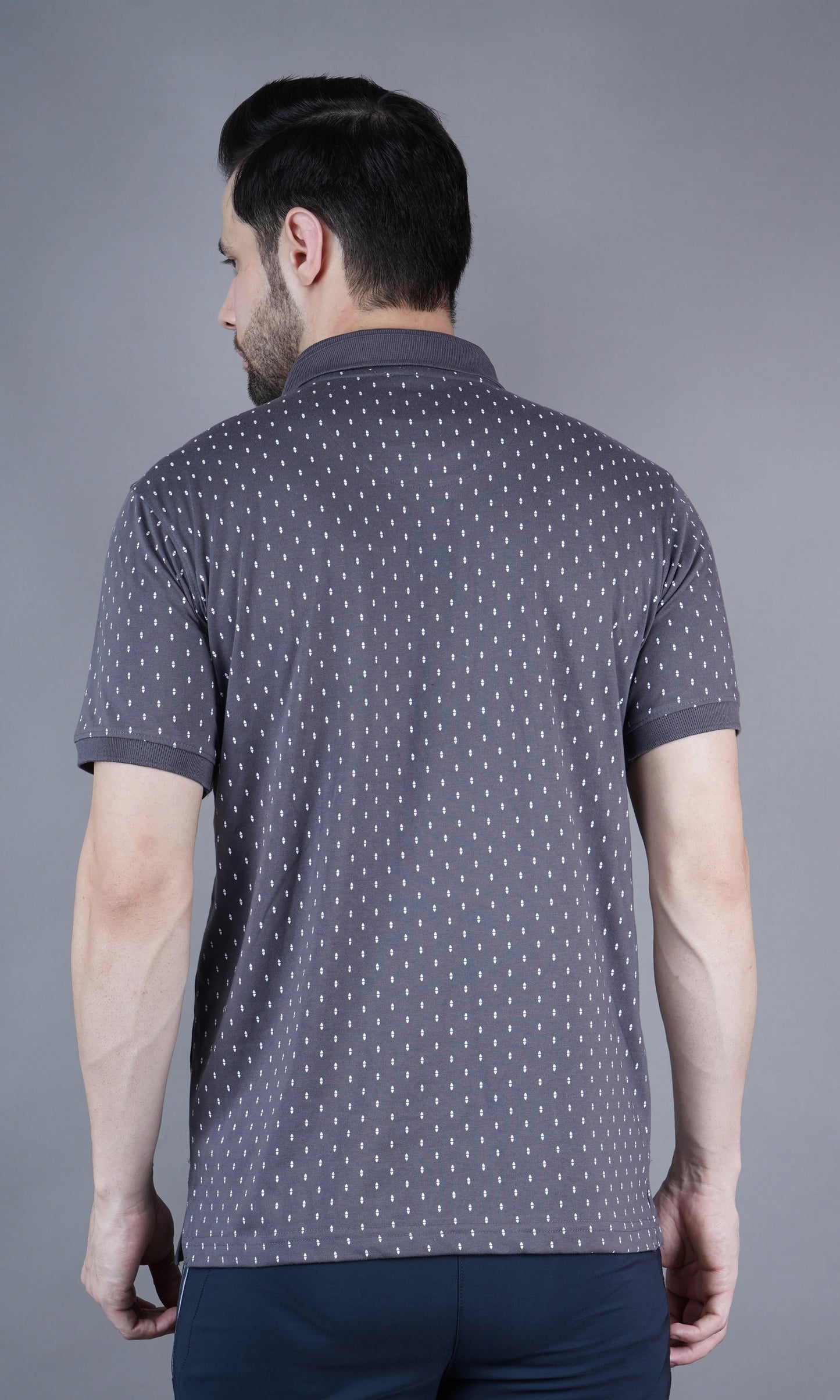 T Shirt Flat Collor Grey