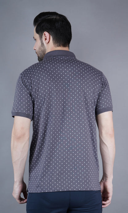 T Shirt Flat Collor Grey