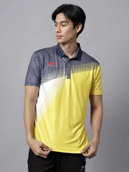 Shiv Nraesh Yellow/Dark Grey/White Ultra Boost Polo-Smart Fit