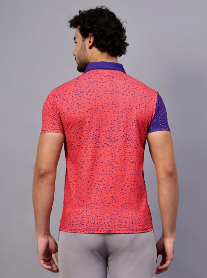 Shiv Nraesh Red/Royal T Shirt Ultra Boost-Smart Fit