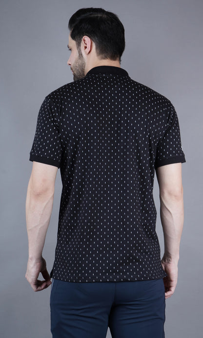 T Shirt Flat Collor Black