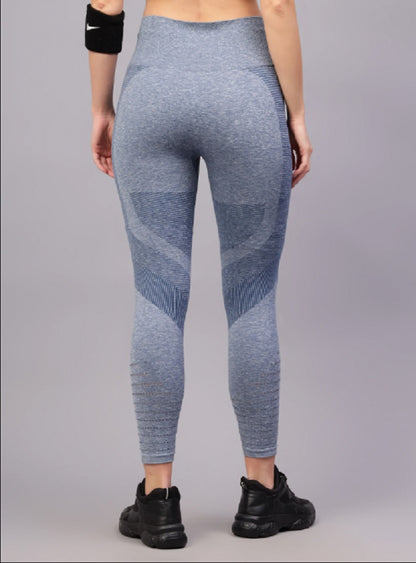 Shiv Naresh Navy Women's Power Stretch Leggings