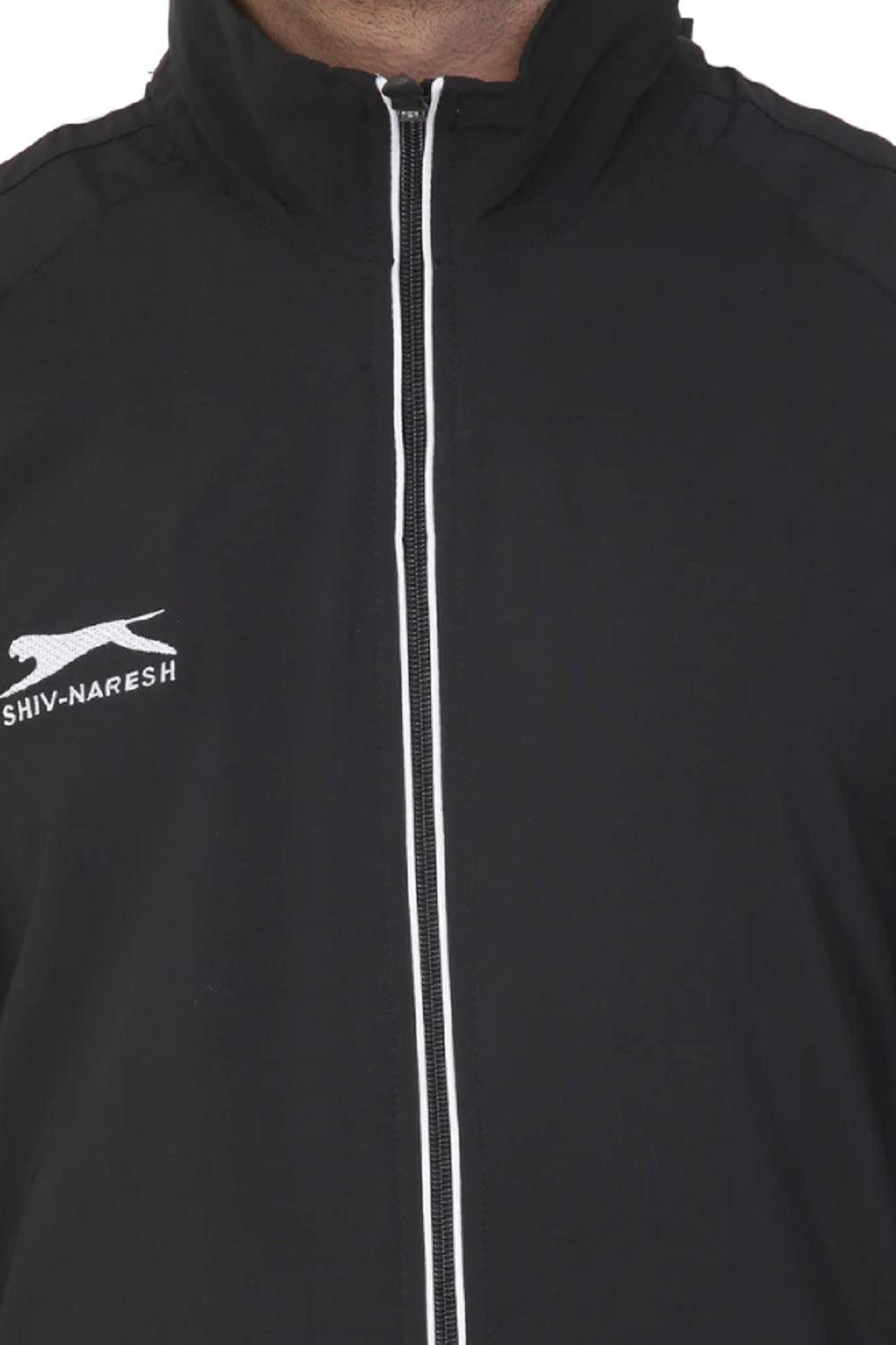 Shiv Naresh TRACKSUIT 478A T.Z WITH INER MESH (NET) BK/WT