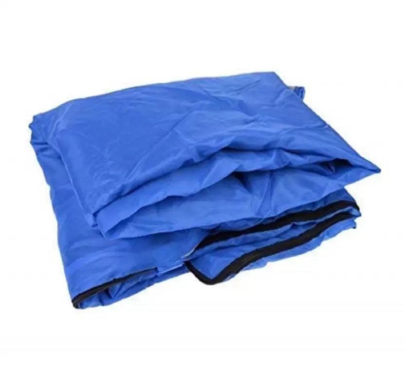 Compact Mummy Sleeping Bag with Wallet, Phone Pocket and Blanket Sleeping Bag (Blue)
