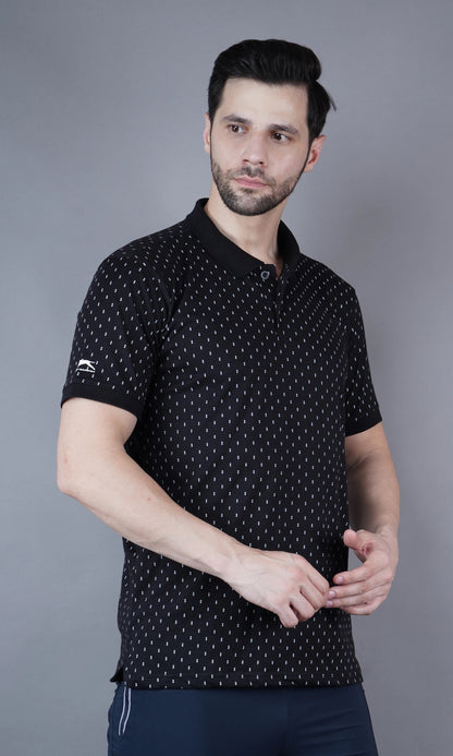 T Shirt Flat Collor Black