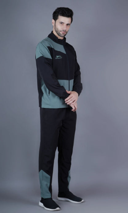 Shiv Naresh Black/Pista Men's Tracksuit