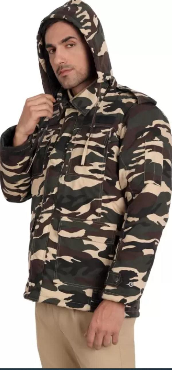 Uniformer Men Camouflage Quilted Jacket