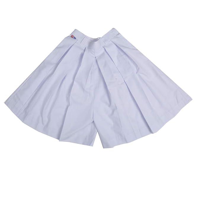 Girls Terrycot One Side Pleated Divided Skirt
