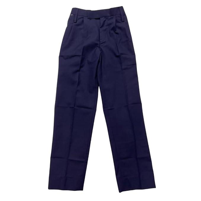 Full Pant - Elastic Waistband | Uniform Trousers for Boys and Girls Blue
