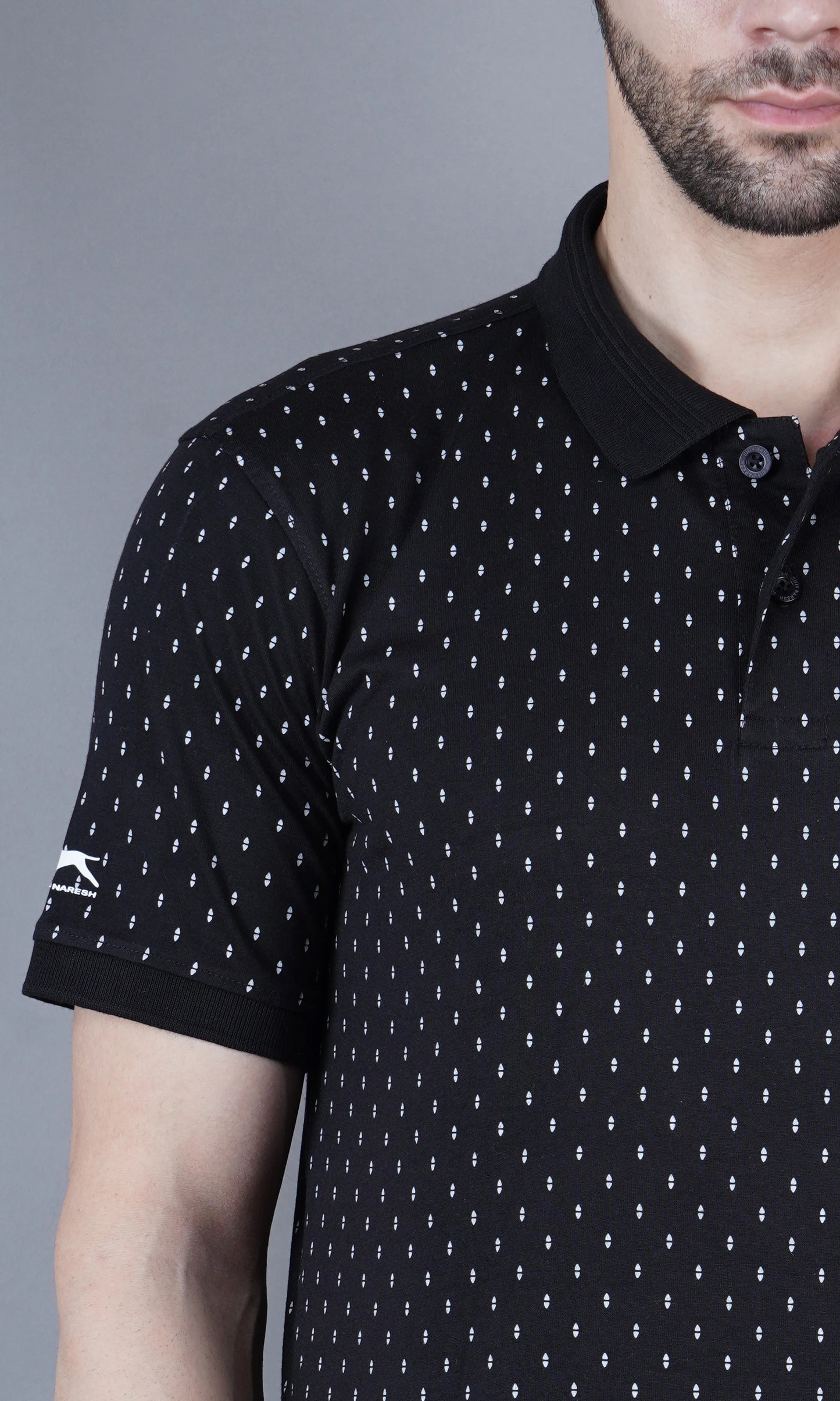 T Shirt Flat Collor Black