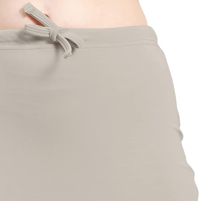Trendzmy Apparels Saree Shapewear Light grey Color for Womens | Lycra Strechable Under Skirts Petticoat | Fish Cut for Everyday Comfort Wear