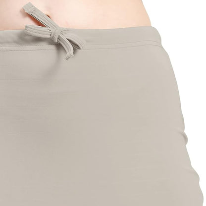 Trendzmy Apparels Saree Shapewear Light grey Color for Womens | Lycra Strechable Under Skirts Petticoat | Fish Cut for Everyday Comfort Wear