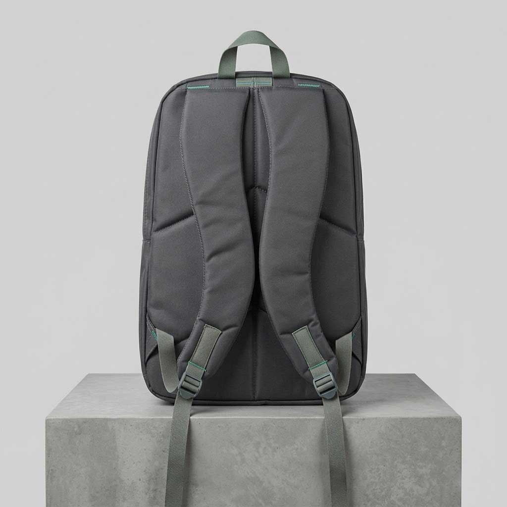 Pro Ergonomic School Backpack – Durable Gray & Teal Soccer Edition Daypack for Boys & Teens