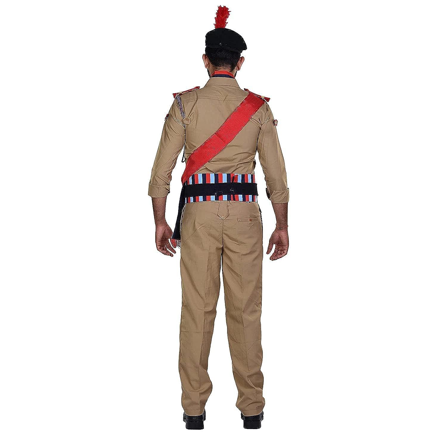 NCC Uniform (Shirt, Pant Complete Ceremonial Accessories) Set