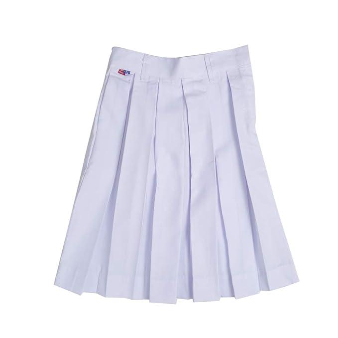 Girls Terrycot One Side Pleated Divided Skirt 22