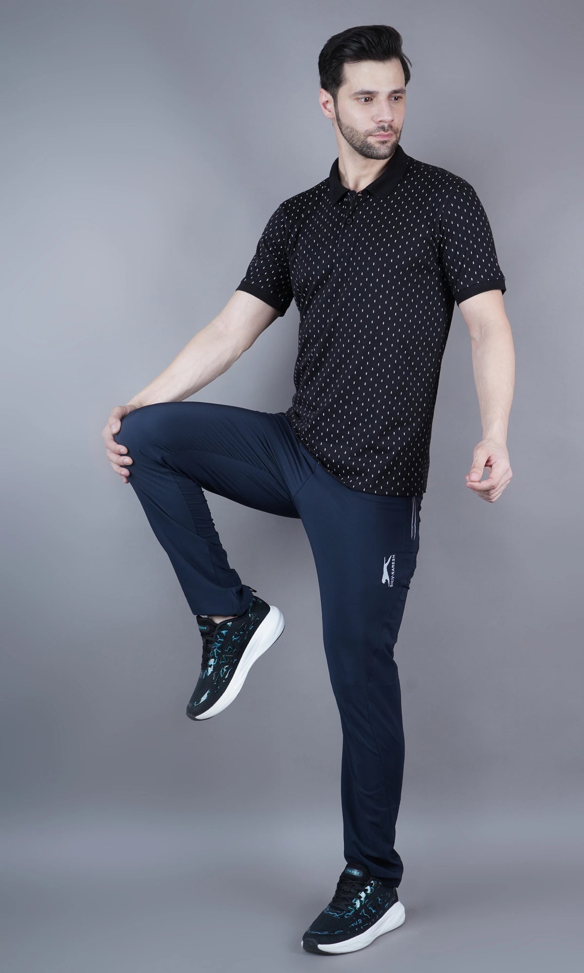 T Shirt Flat Collor Black XXL