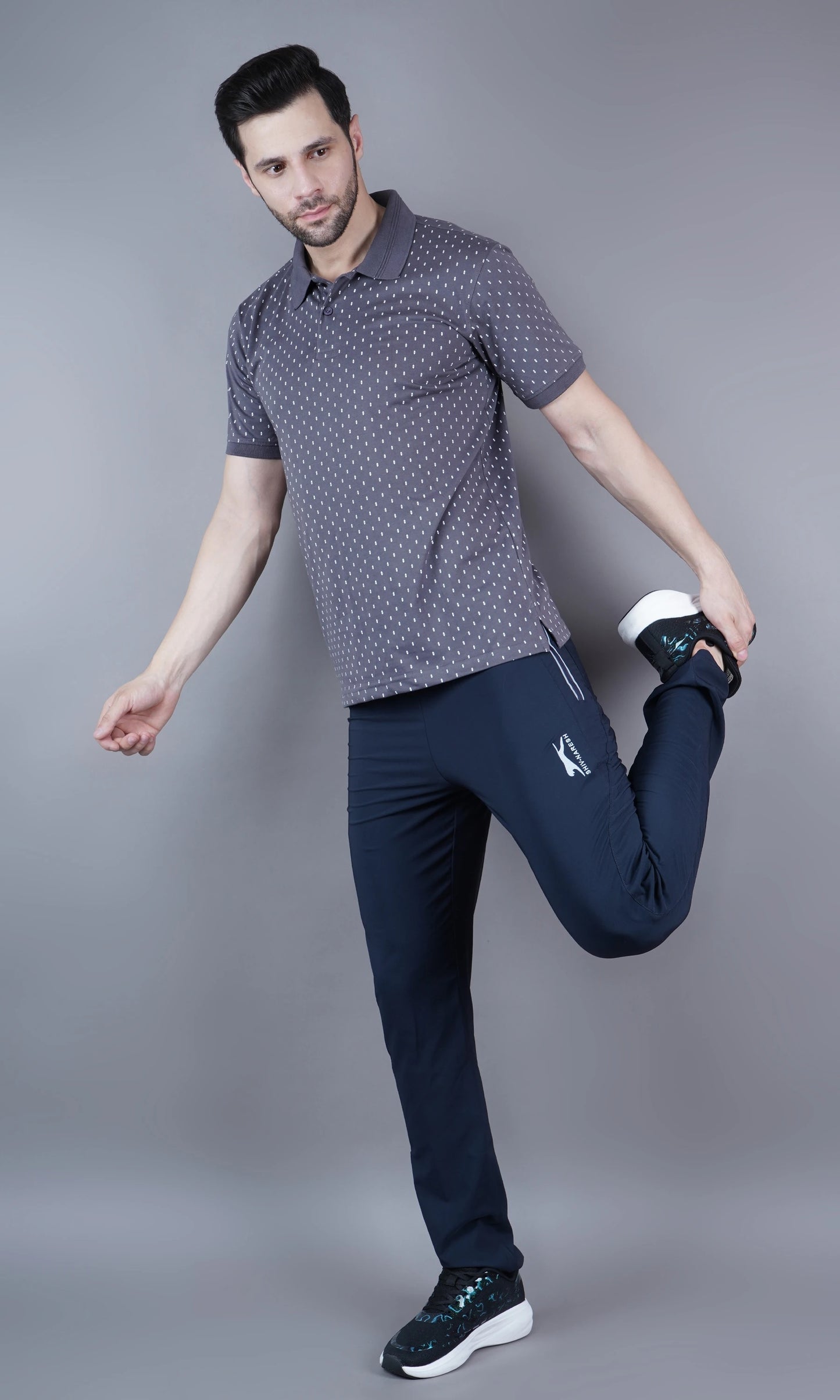 T Shirt Flat Collor Grey