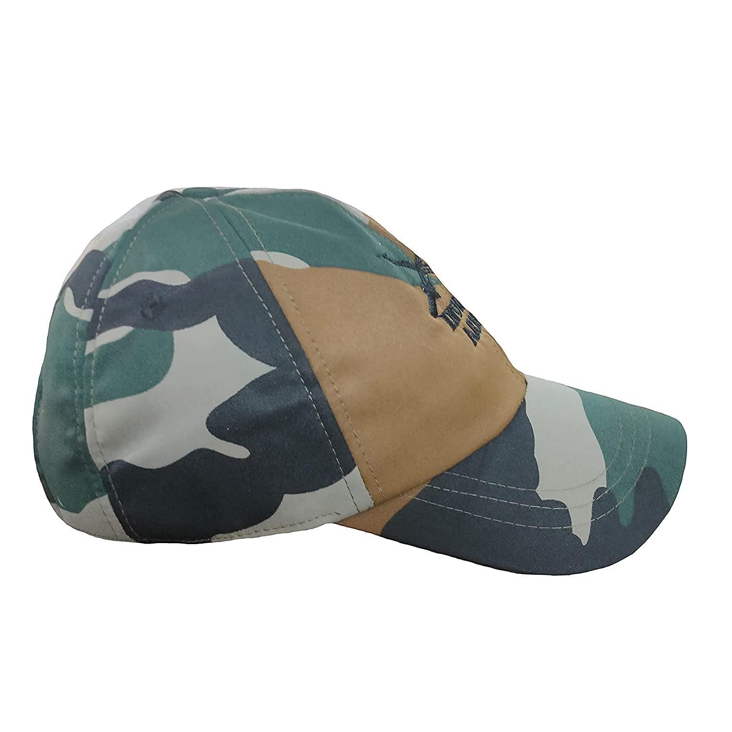 Indian Army Camouflage Baseball Cap Men's & Women's- Free Size